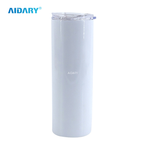 AIDARY Sublimation Stainless Steel Skinny Tubmlers With Straw