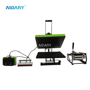 AIDARY Multi-Functional Auto Open High Quality Tshirt/cap/pen Heat Transfer Machine