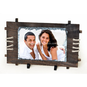 Wood Picture Frame Sublimation Photo Slate