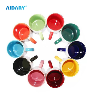 AIDARY Sublimation inside And Handle Coloruful Mug Sublimation Two Tones Mug Sublimation Photo Mug