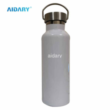AIDARY Sublimation Single layer stainless steel bottle sports bottle 500ml 750ml 1000ml water cup